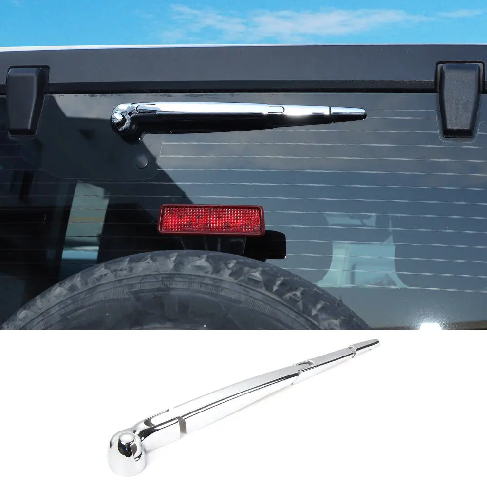 For 2007-2018 Jeep Wrangler JK JKU Rear Rain Windscreen Window Wiper Cover Trim