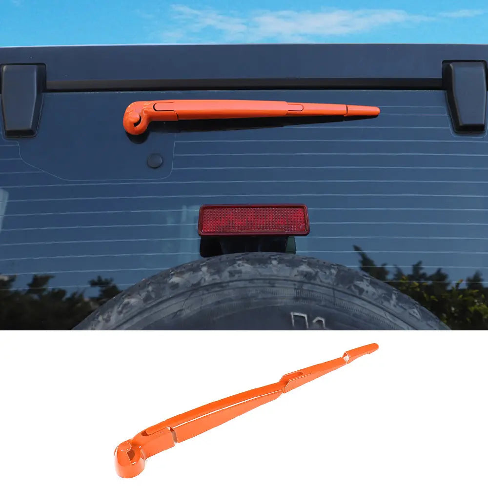 For 2007-2018 Jeep Wrangler JK JKU Rear Rain Windscreen Window Wiper Cover Trim