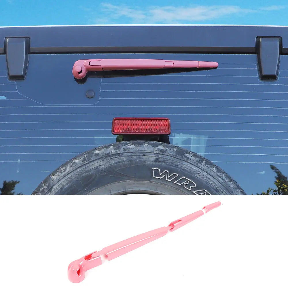 For 2007-2018 Jeep Wrangler JK JKU Rear Rain Windscreen Window Wiper Cover Trim