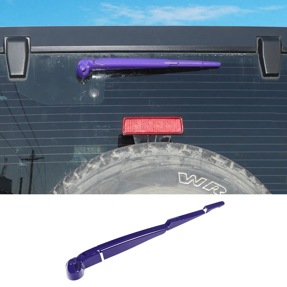For 2007-2018 Jeep Wrangler JK JKU Rear Rain Windscreen Window Wiper Cover Trim