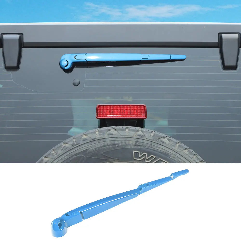 For 2007-2018 Jeep Wrangler JK JKU Rear Rain Windscreen Window Wiper Cover Trim