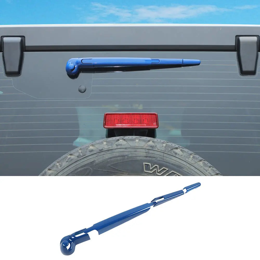 For 2007-2018 Jeep Wrangler JK JKU Rear Rain Windscreen Window Wiper Cover Trim
