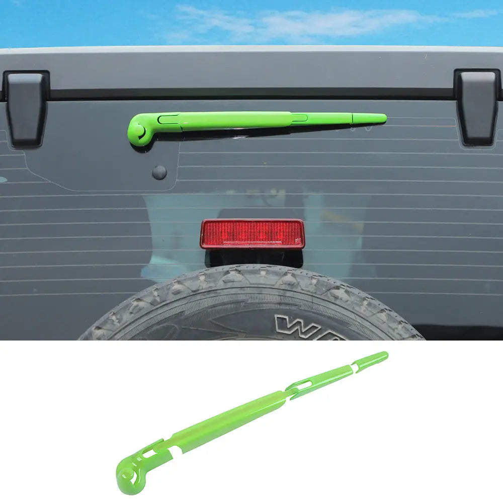 For 2007-2018 Jeep Wrangler JK JKU Rear Rain Windscreen Window Wiper Cover Trim
