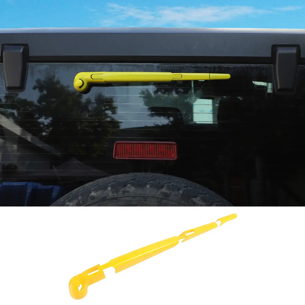 For 2007-2018 Jeep Wrangler JK JKU Rear Rain Windscreen Window Wiper Cover Trim