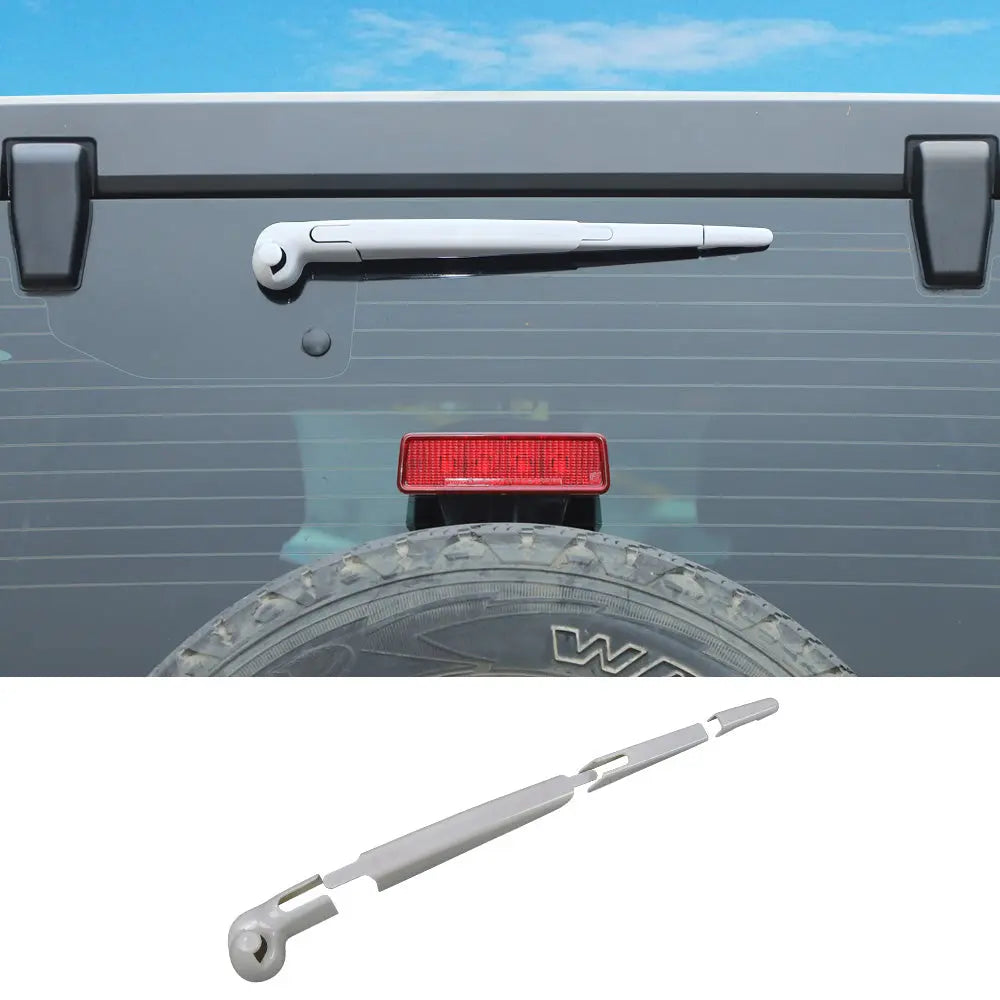 For 2007-2018 Jeep Wrangler JK JKU Rear Rain Windscreen Window Wiper Cover Trim