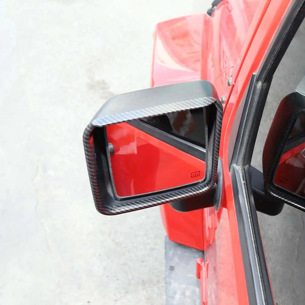 For 2007-2018 Jeep Wrangler JK JKU Rear View Mirror Trim Cover