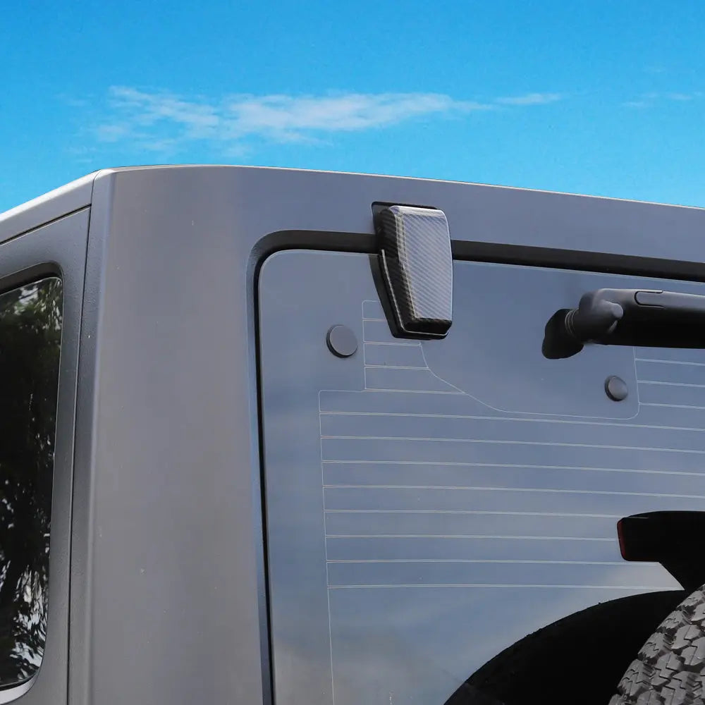 For 2007-2018 Jeep Wrangler JK JKU Rear Window Liftgate Glass Hinge Cover Trim