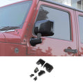 For 2007-2018 Jeep Wrangler JK JKU Rearview Mirror Cover Trim