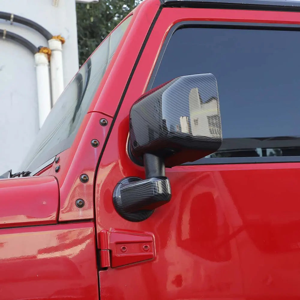 For 2007-2018 Jeep Wrangler JK JKU Rearview Mirror Cover Trim