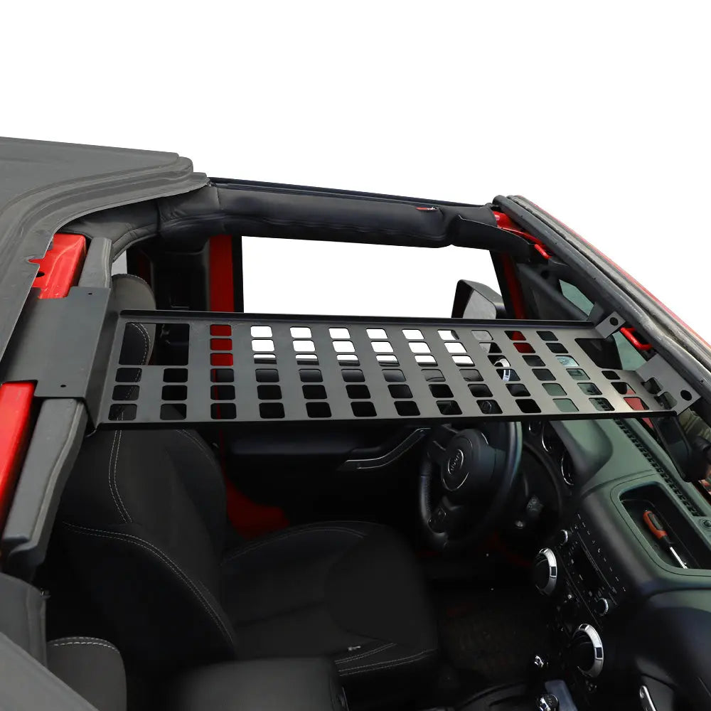 For 2007-2018 Jeep Wrangler JK JKU Roof Rack Hard Top Molle Panel