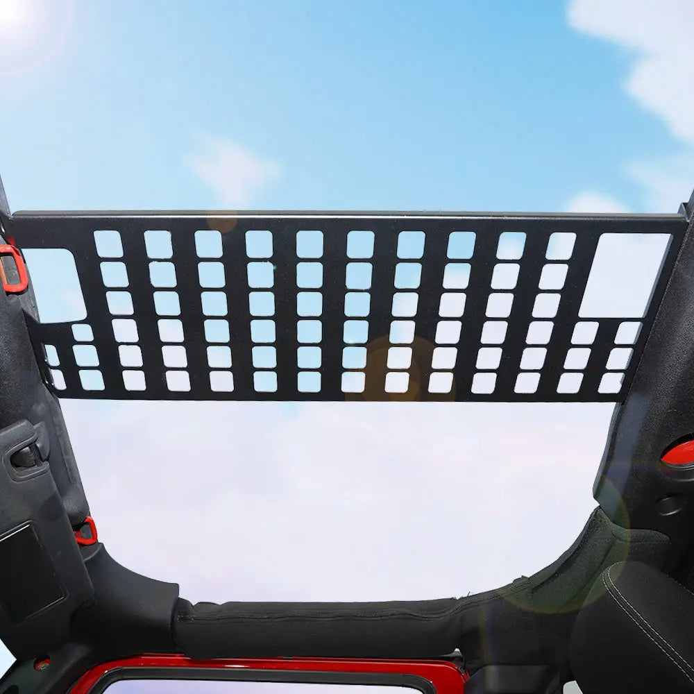 For 2007-2018 Jeep Wrangler JK JKU Roof Rack Hard Top Molle Panel