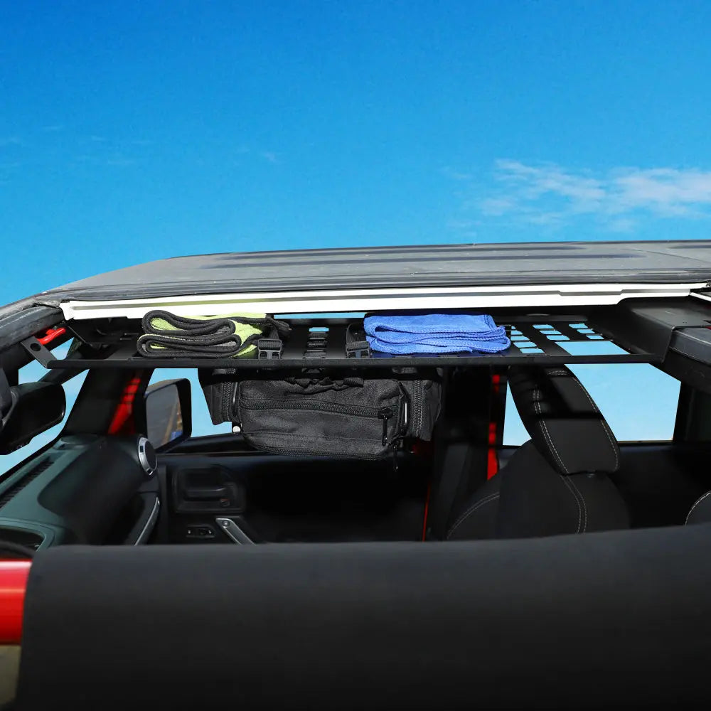 For 2007-2018 Jeep Wrangler JK JKU Roof Rack Hard Top Molle Panel