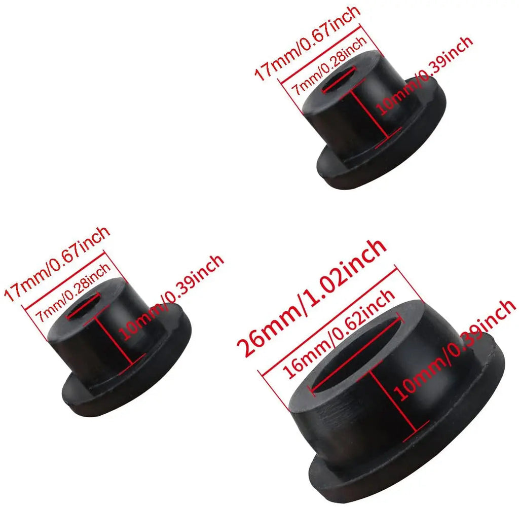 For 2007-2018 Jeep Wrangler JK JKU Rubber Tailgate Plug Tramp Stamp Spare Tire Carrier Delete