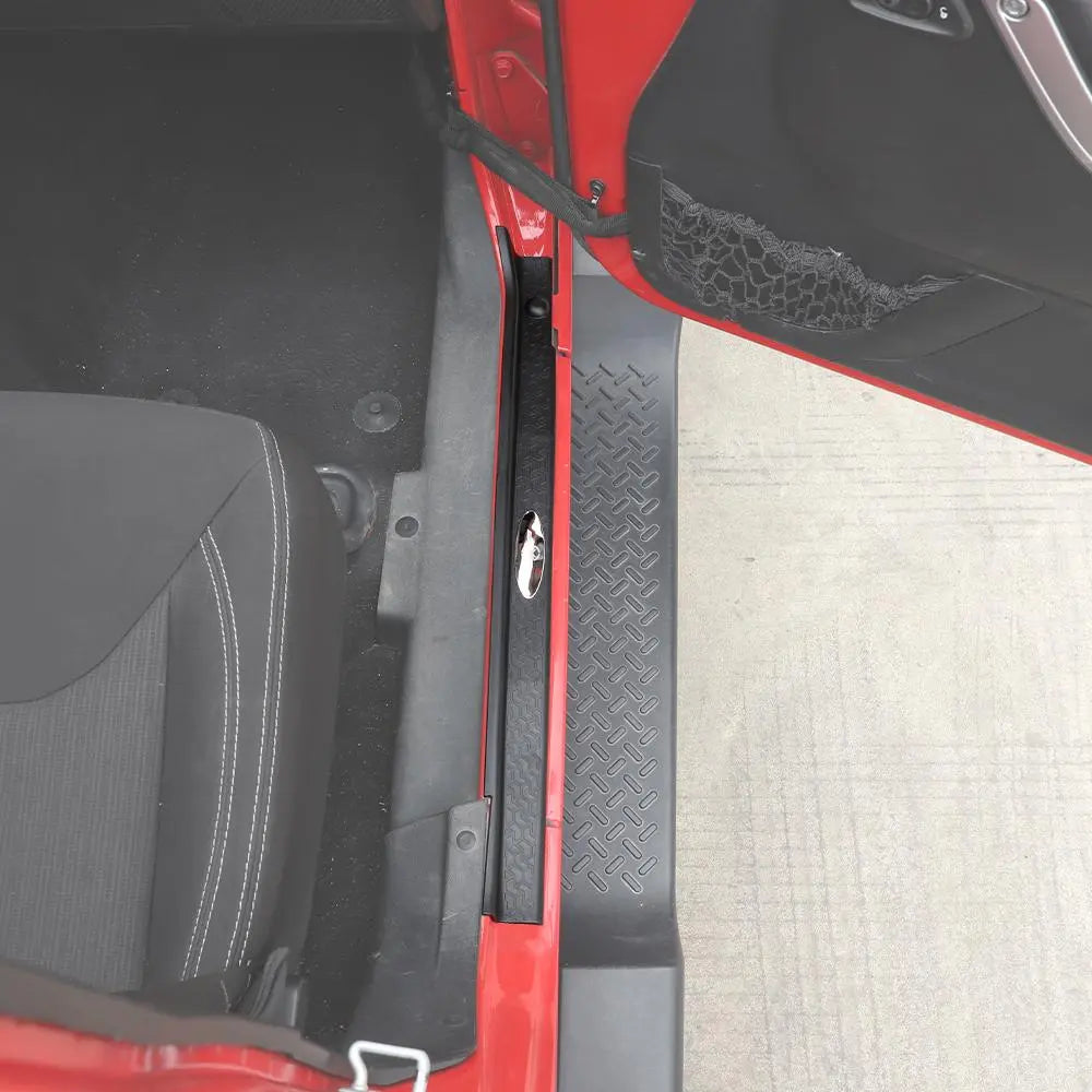 For 2007-2018 Jeep Wrangler JK JKU Sill Plate Protector Guards Strip Cover Star