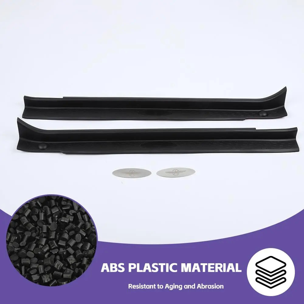 For 2007-2018 Jeep Wrangler JK JKU Sill Plate Protector Guards Strip Cover Star