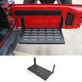 For 2007-2018 Jeep Wrangler JK JKU Tailgate Table Rear Foldable Cargo Shelf, Aluminum Alloy, Storage Rack