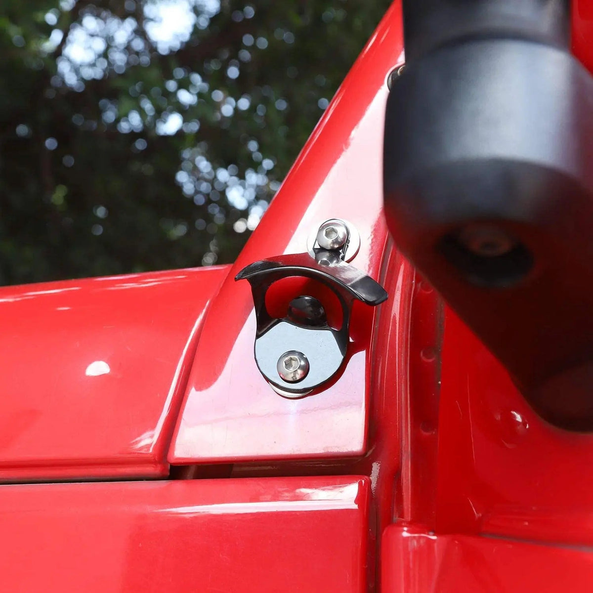 For 2007-2018 Jeep Wrangler JK JKU Unlimited Body Mounted Beer Bottle Opener