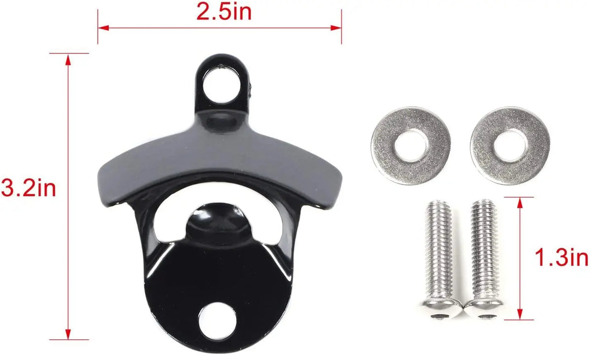 For 2007-2018 Jeep Wrangler JK JKU Unlimited Body Mounted Beer Bottle Opener