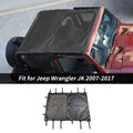 For 2007-2018 Jeep Wrangler JK Leather Roof Convertible Soft Top 2-Door Accessories