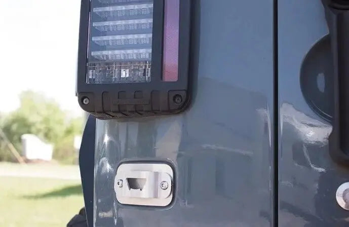 For 2007-2018 Jeep Wrangler JK License Plate Delete Bottle Opener