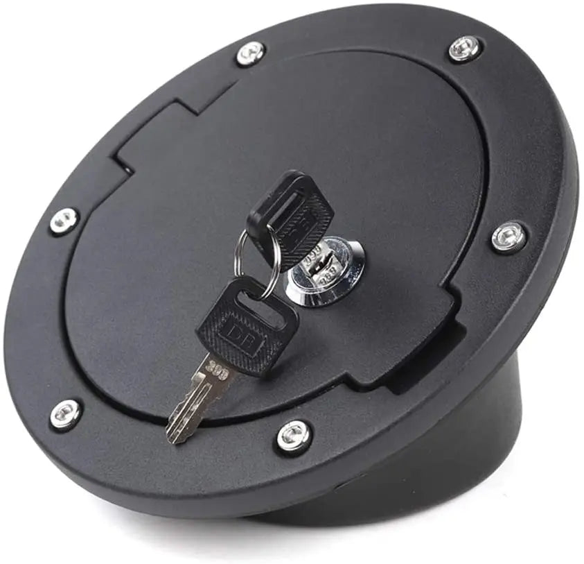 For 2007-2018 Jeep Wrangler JK Locking Gas Cap Cover Fuel Door (Locking Type)