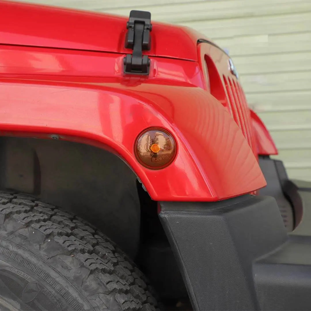 For 2007-2018 Jeep Wrangler JK Original Vehicle Wheel Arch Turn Signal Light Accessories (2 pcs)