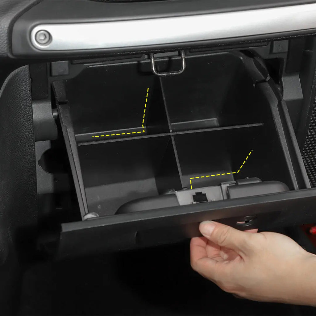 For 2007-2018 Jeep Wrangler JK Passenger Storage Box Organizer Divider（2 pcs）