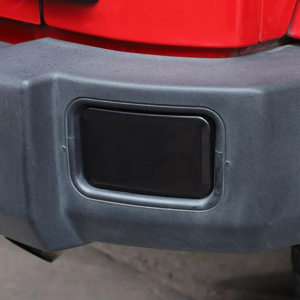 For 2007-2018 Jeep Wrangler JK Rear Bumper Fog Light Lamp Trim Cover Guard (2 pcs)
