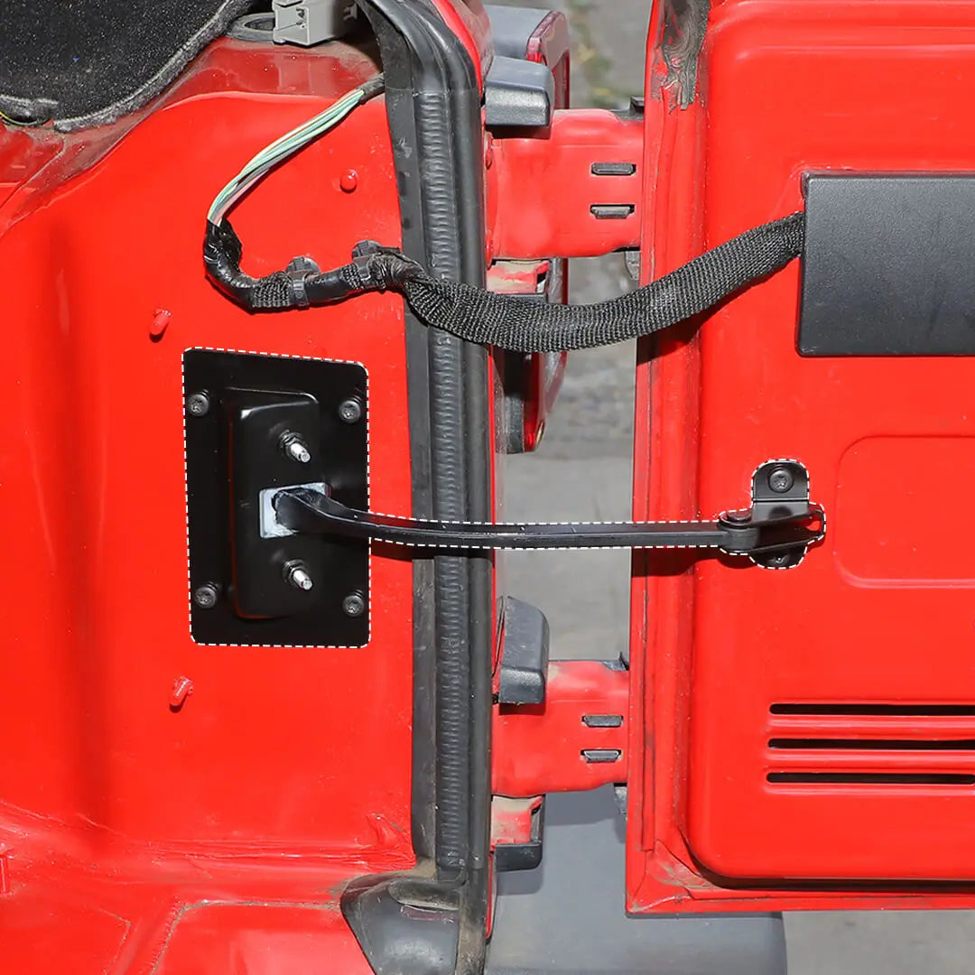 For 2007-2018 Jeep Wrangler JK Rear Door Gate Check Strap Retaining Arm Tail Gate Limiter