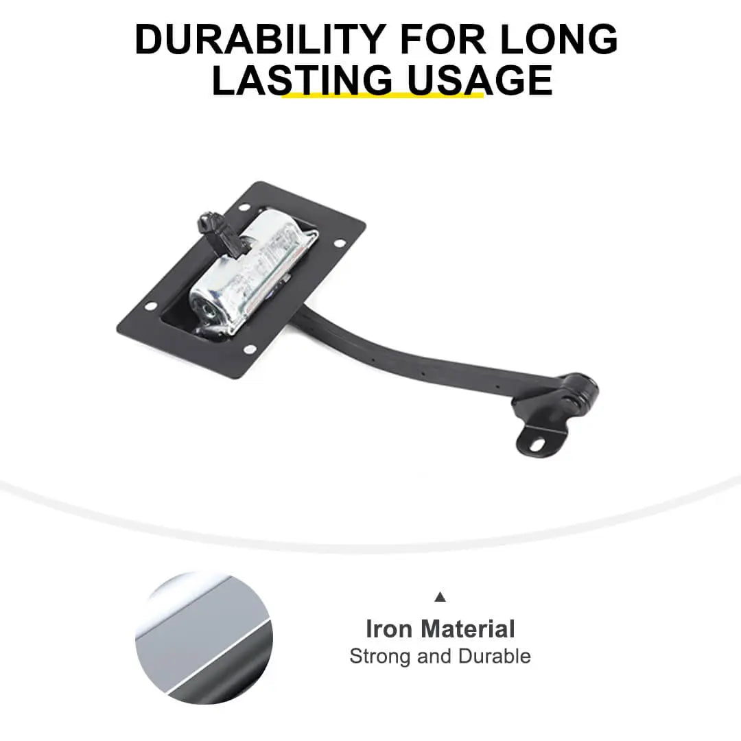 For 2007-2018 Jeep Wrangler JK Rear Door Gate Check Strap Retaining Arm Tail Gate Limiter