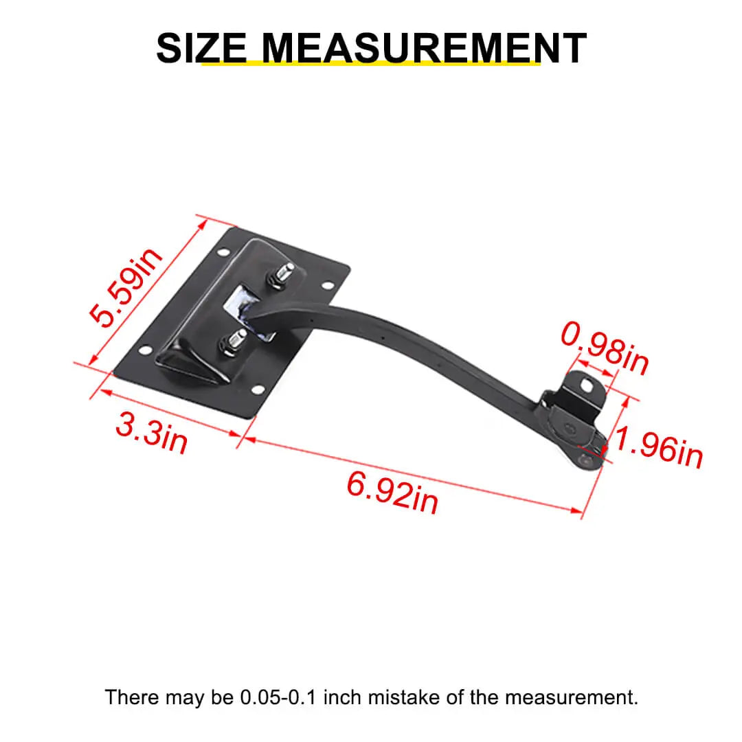 For 2007-2018 Jeep Wrangler JK Rear Door Gate Check Strap Retaining Arm Tail Gate Limiter