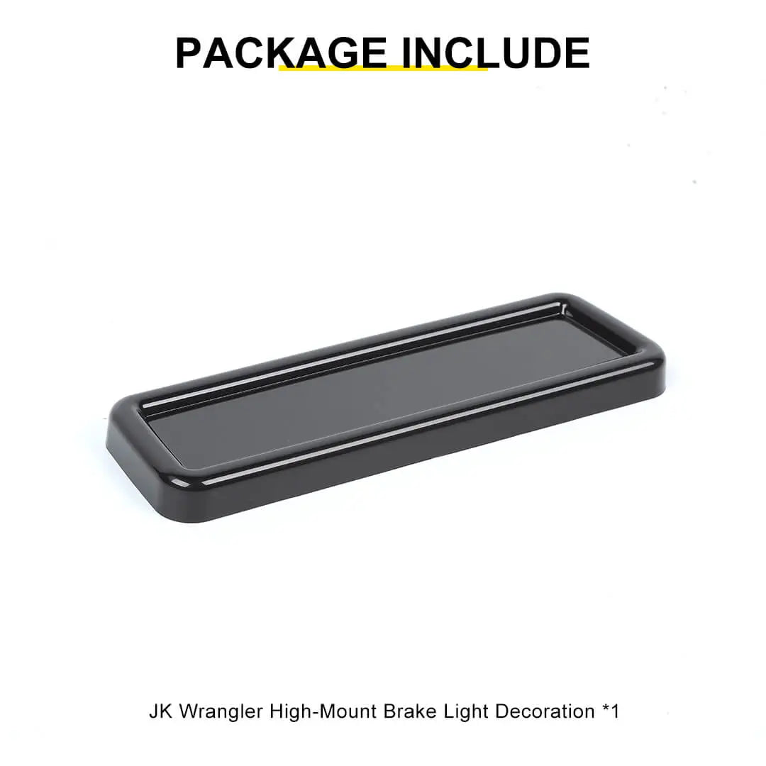 For 2007-2018 Jeep Wrangler JK Rear High Brake Light Lamp Cover Trim