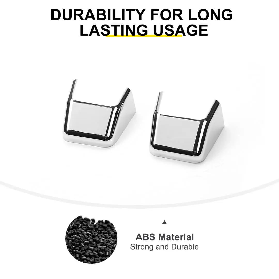 For 2007-2018 Jeep Wrangler JK Rear License Plate Light Trim Cover (2 pcs)