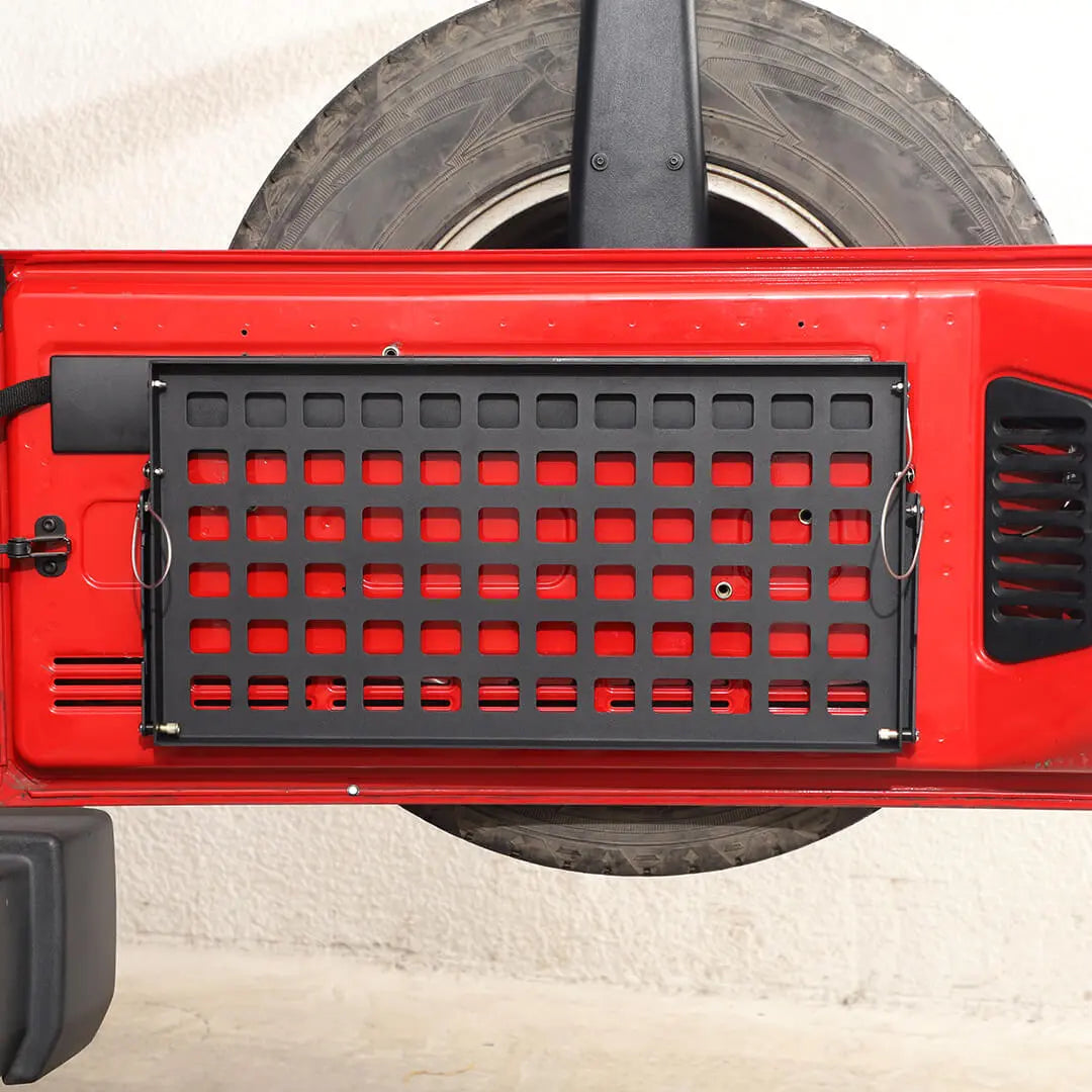 For 2007-2018 Jeep Wrangler JK Rear Tailgate Table Trunk Cargo Luggage Rack Storage Panel Bracket
