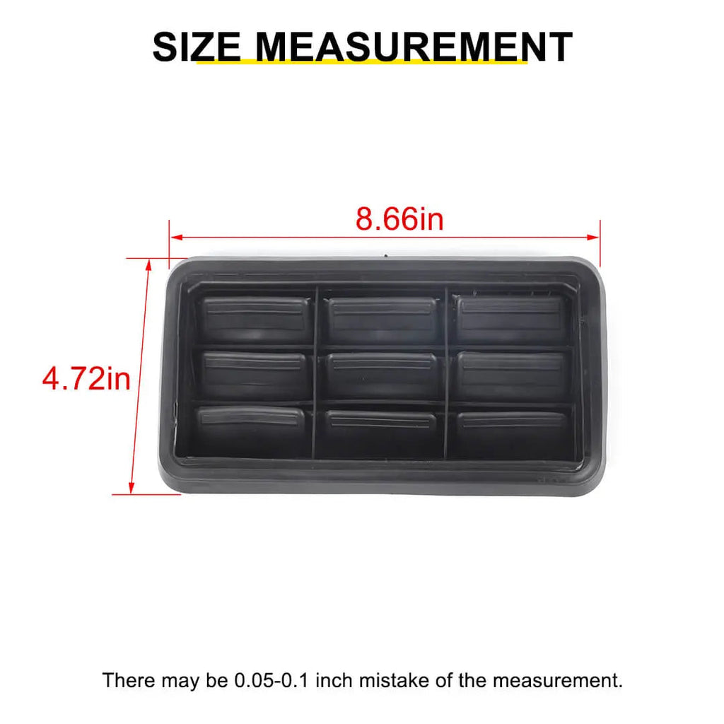 For 2007-2018 Jeep Wrangler JK Rear Tailgate Tail Gate Vent Grille Trim Cover
