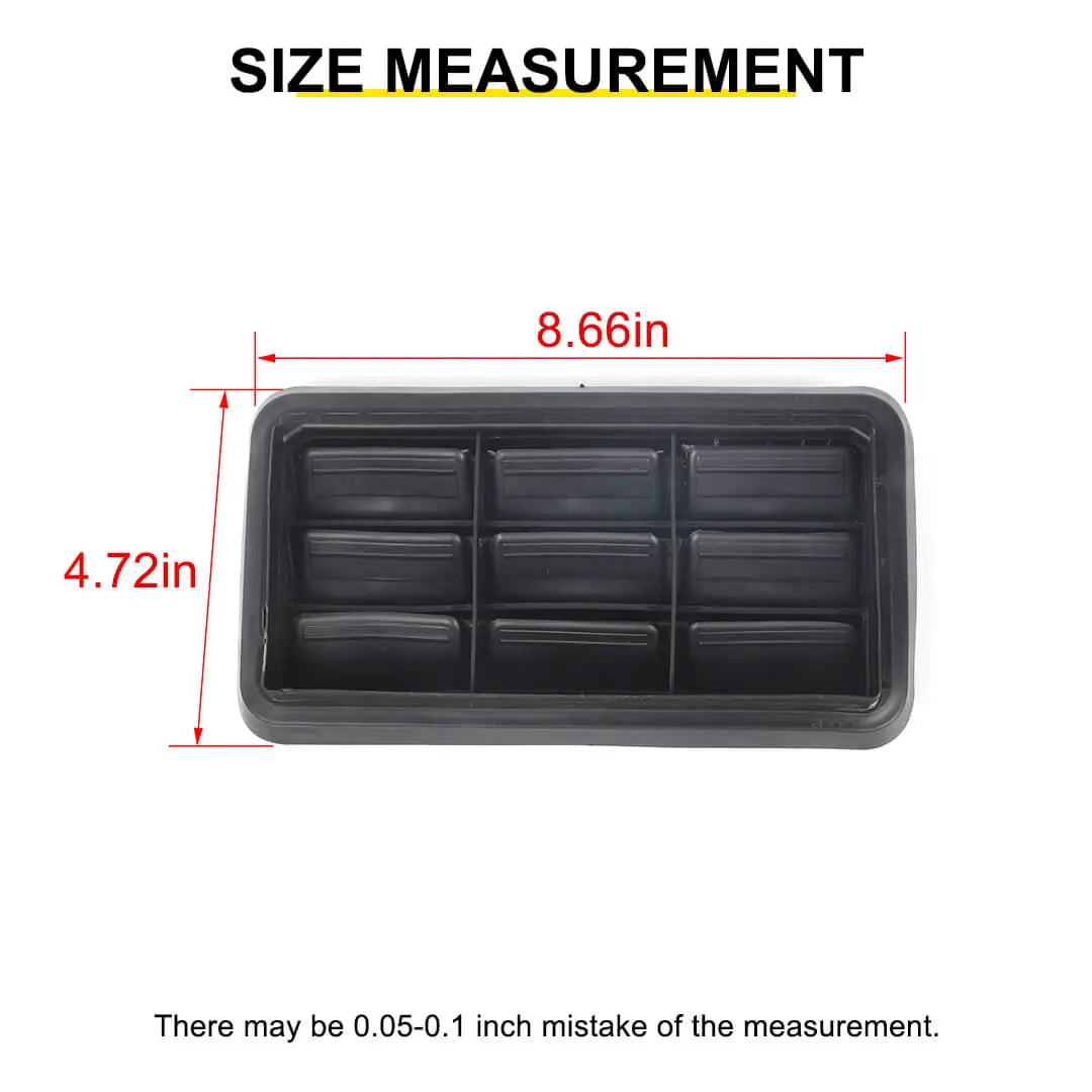 For 2007-2018 Jeep Wrangler JK Rear Tailgate Tail Gate Vent Grille Trim Cover