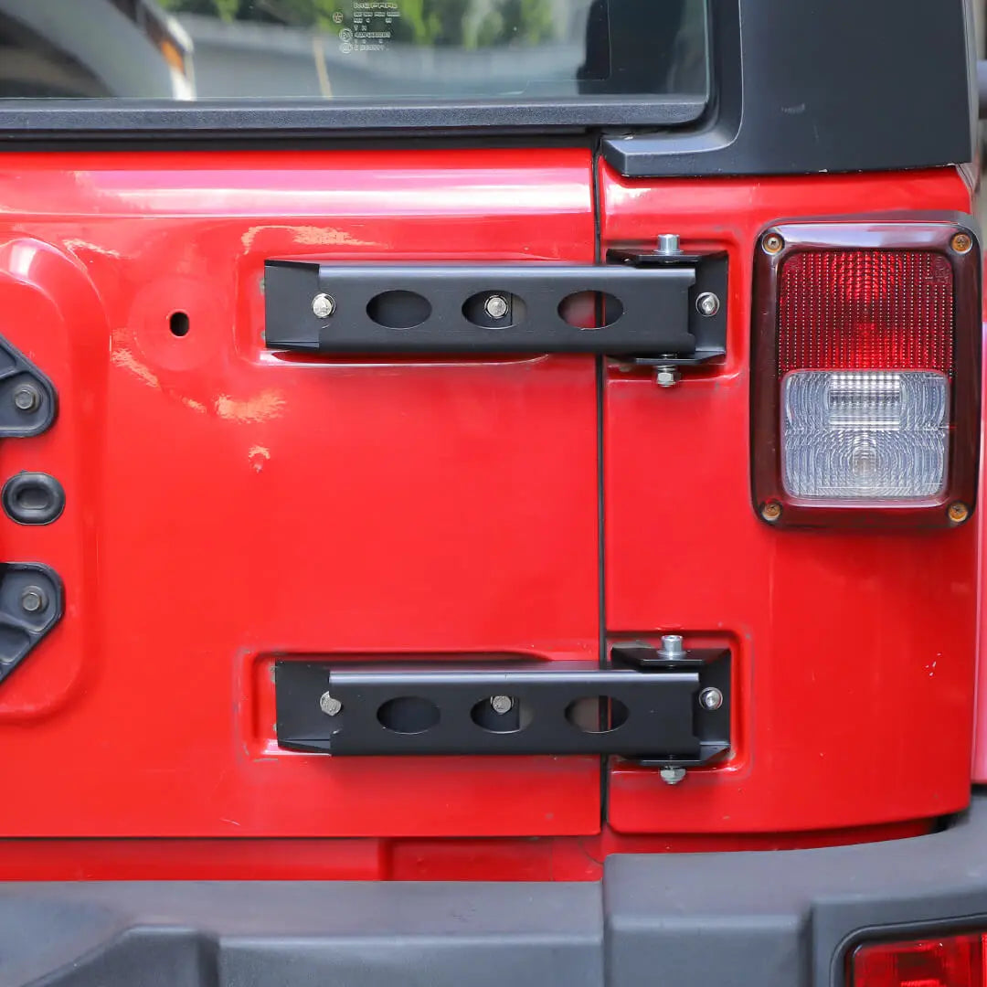 For 2007-2018 Jeep Wrangler JK Rear Trunk Heavy Duty Steel Tailgate Hinge Set (2 pcs)