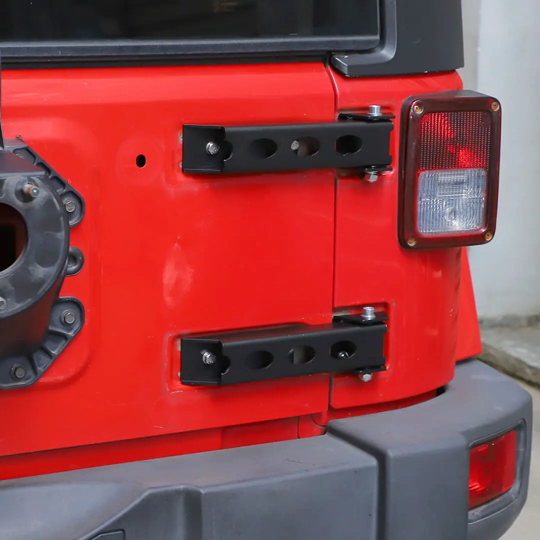 For 2007-2018 Jeep Wrangler JK Rear Trunk Heavy Duty Steel Tailgate Hinge Set (2 pcs)