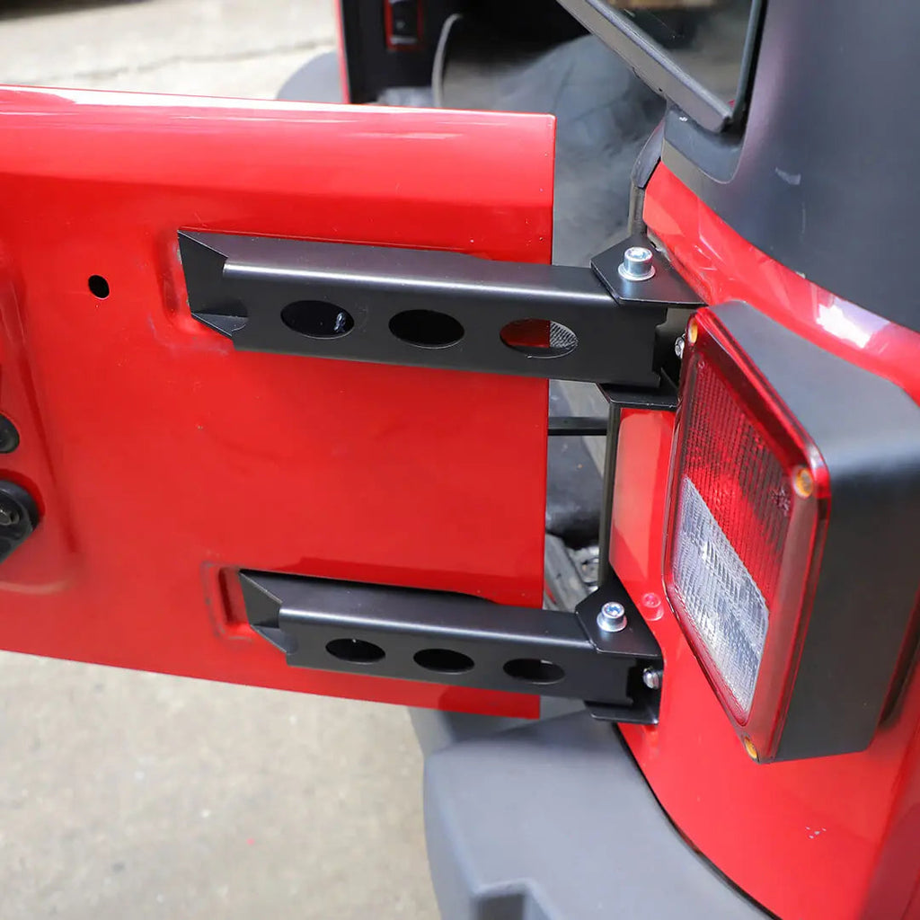For 2007-2018 Jeep Wrangler JK Rear Trunk Heavy Duty Steel Tailgate Hinge Set (2 pcs)