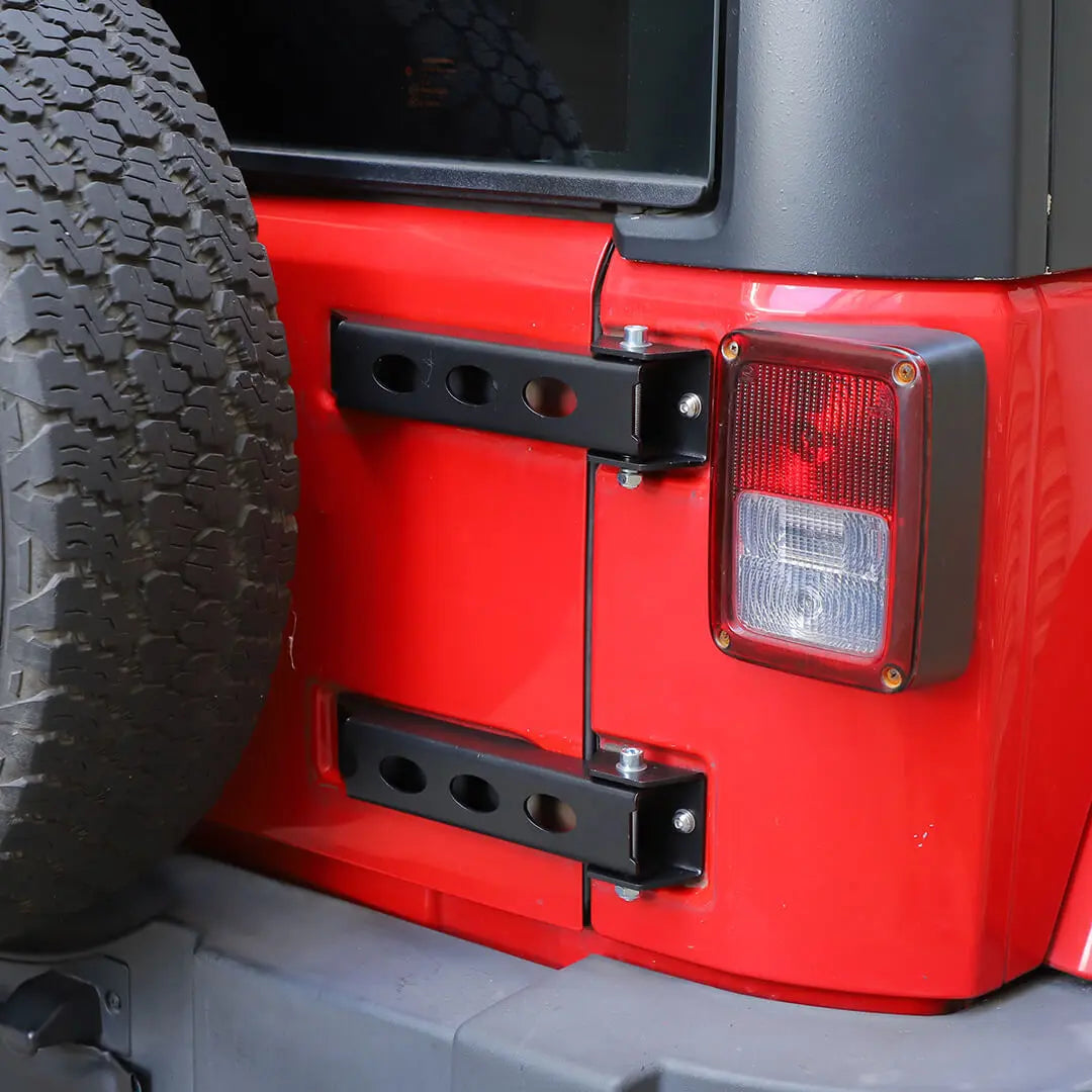 For 2007-2018 Jeep Wrangler JK Rear Trunk Heavy Duty Steel Tailgate Hinge Set (2 pcs)