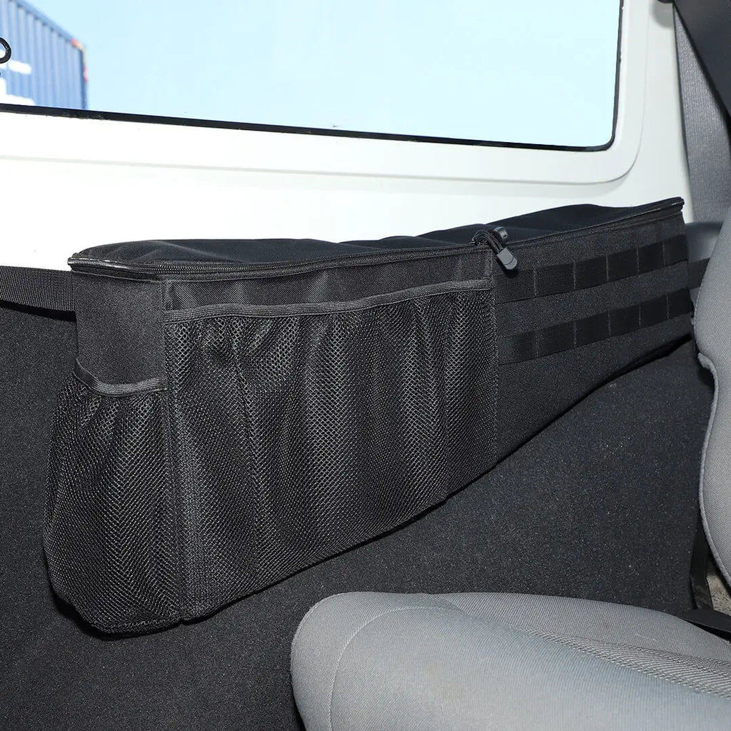 For 2007-2018 Jeep Wrangler JK Rear Trunk Organizer Rear Cargo Storage Side Bag (2 pcs)