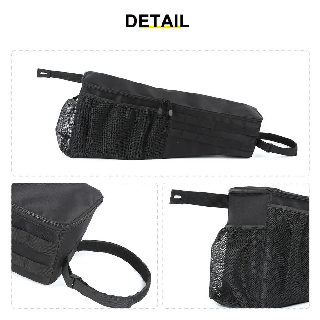 For 2007-2018 Jeep Wrangler JK Rear Trunk Organizer Rear Cargo Storage Side Bag (2 pcs)