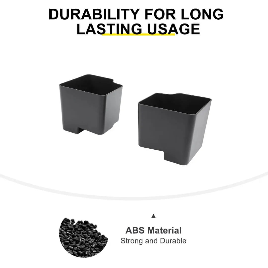 For 2007-2018 Jeep Wrangler JK Rear Trunk Seat Both Side Storage Box (2 pcs)