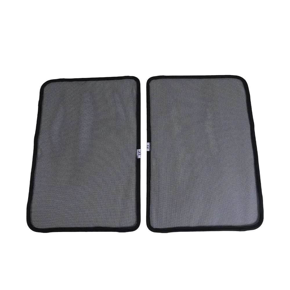 For 2007-2018 Jeep Wrangler JK Rear Window SunShade Bug Insect Screen Mesh 2pcs