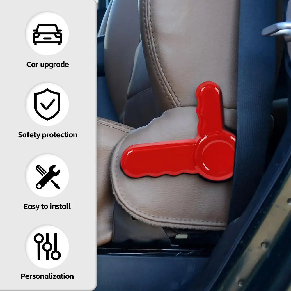 For 2007-2018 Jeep Wrangler JK Seat Backrest Adjustment Handle Trim