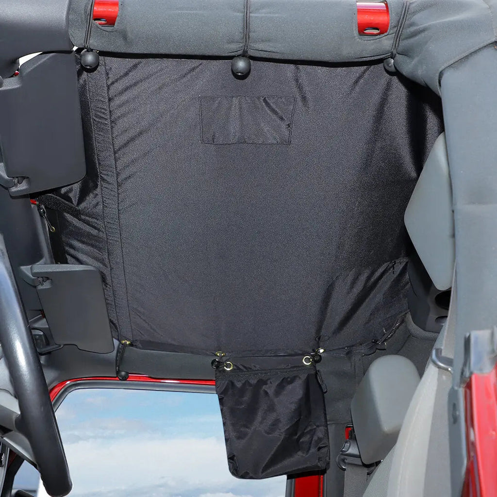 For 2007-2018 Jeep Wrangler JK Sunshade Top Car Bed Rest Roof Hammock Accessories