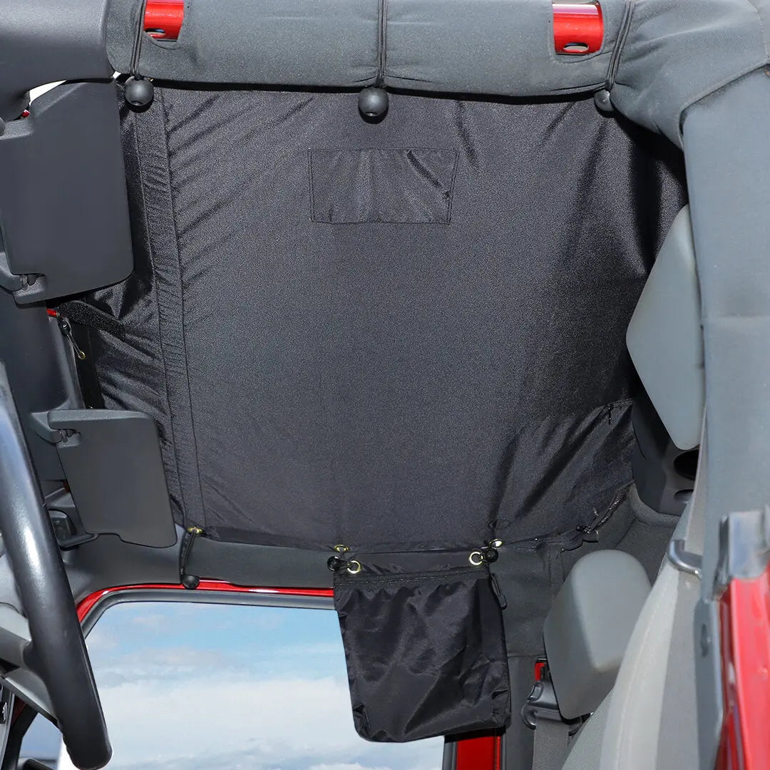 For 2007-2018 Jeep Wrangler JK Sunshade Top Car Bed Rest Roof Hammock Accessories