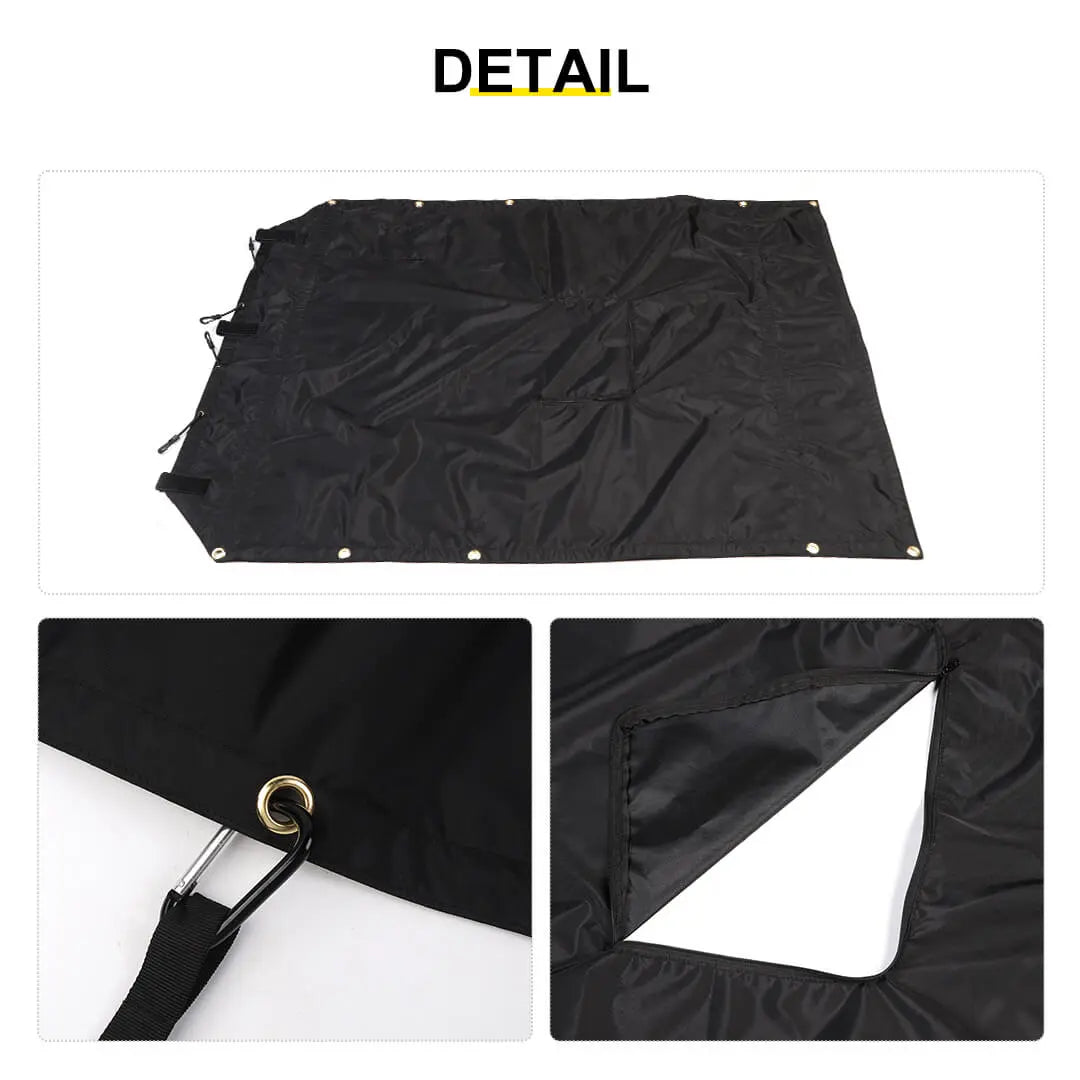 For 2007-2018 Jeep Wrangler JK Sunshade Top Car Bed Rest Roof Hammock Accessories