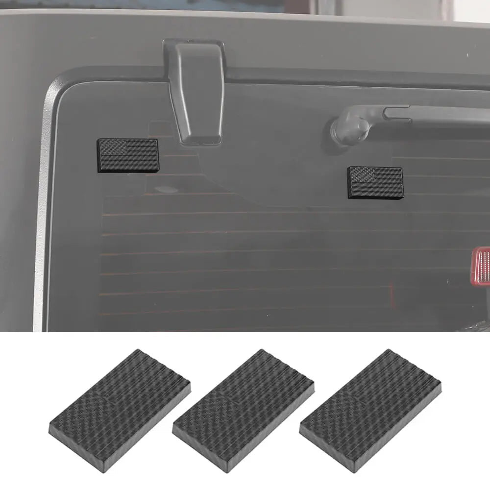 For 2007-2018 Jeep Wrangler JK Tailgate Rear Glass Door Decorative Cover
