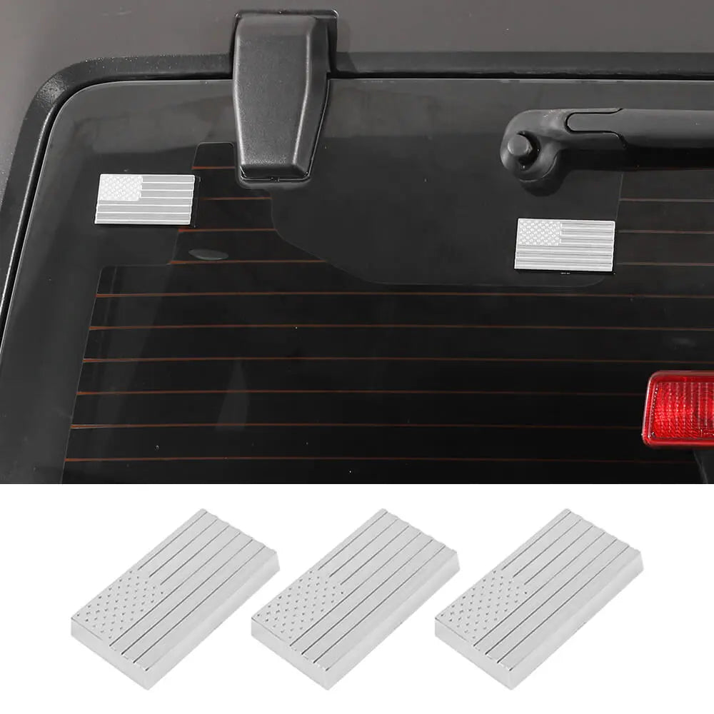 For 2007-2018 Jeep Wrangler JK Tailgate Rear Glass Door Decorative Cover